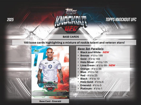 PRE-ORDER 2025 Topps UFC Knockout Hobby Box