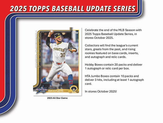 PRE-ORDER 2025 Topps Update Series Baseball Jumbo Box