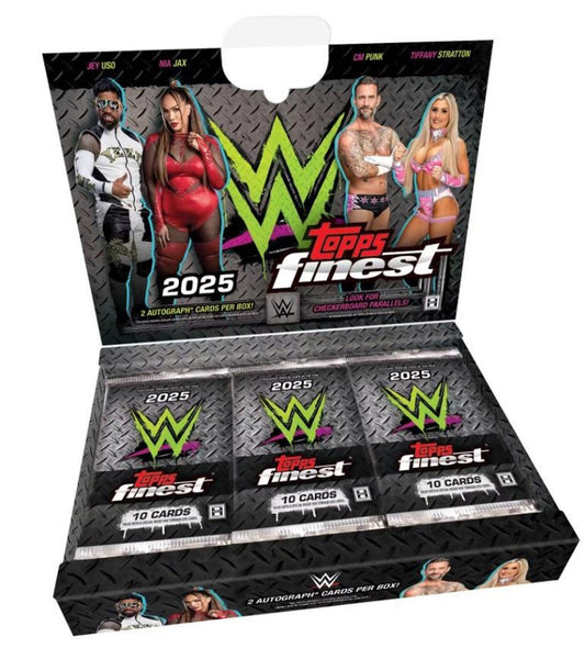 PRE-ORDER 2025 Topps Finest WWE Hobby Box