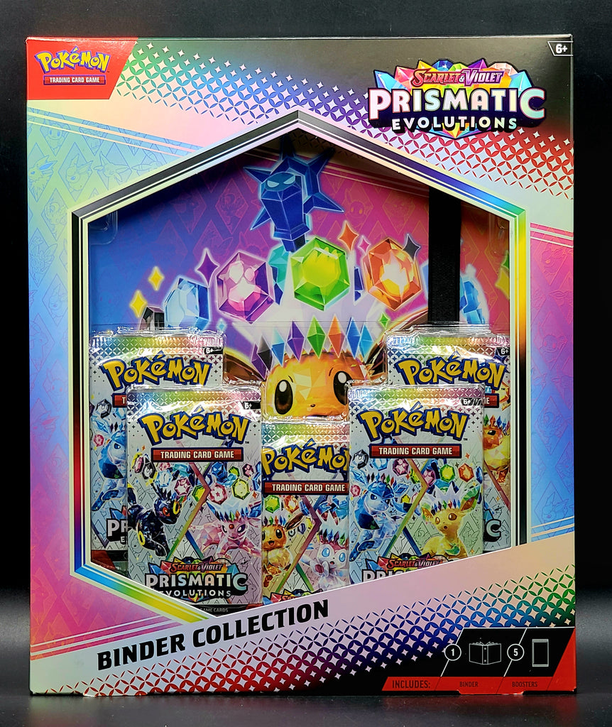 Pokemon Scarlet & Violet Prismatic Evolutions Binder Collection Box