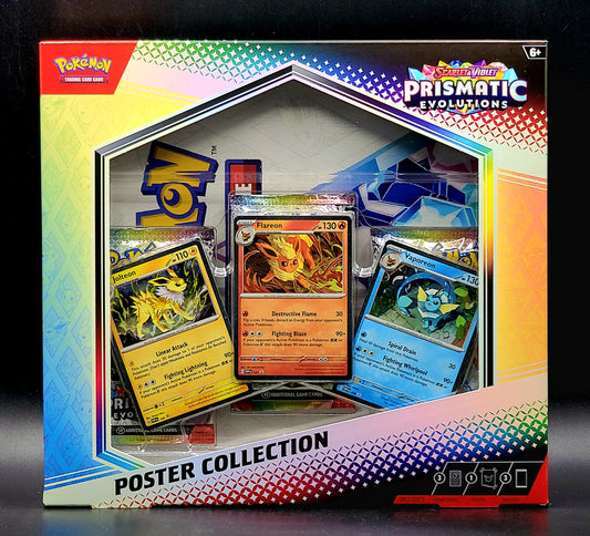 Pokemon Scarlet & Violet Prismatic Evolutions Poster Collection Box