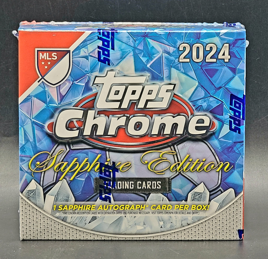 2024 Topps Chrome MLS Major League Soccer Sapphire Edition Box