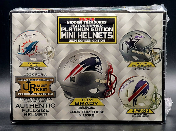 2024 TriStar Autograph Platinum Edition Football Mini Helmet Season Edition Hobby Box