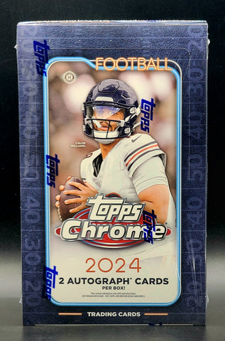 2024 Topps Chrome Football Hobby Box