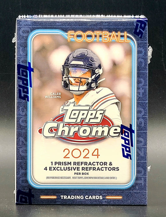 2024 Topps Chrome Football Blaster Box