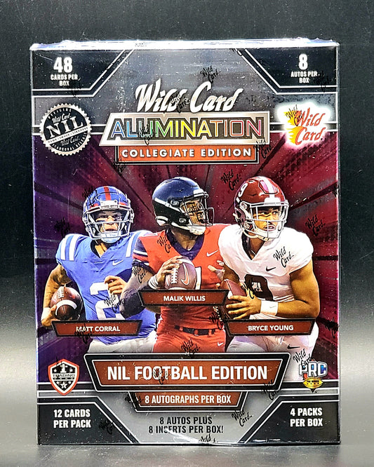 2022 Wild Card Alumination NIL Football Collegiate Edition Hobby Box