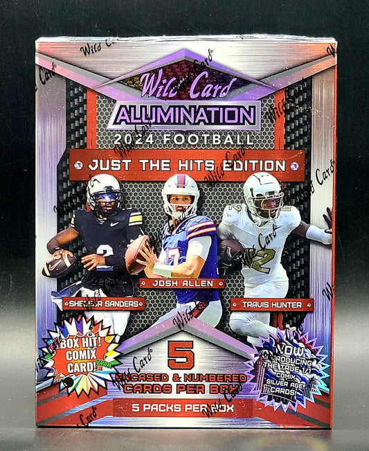 2024 Wild Card Alumination Just The Hits Edition Football Box