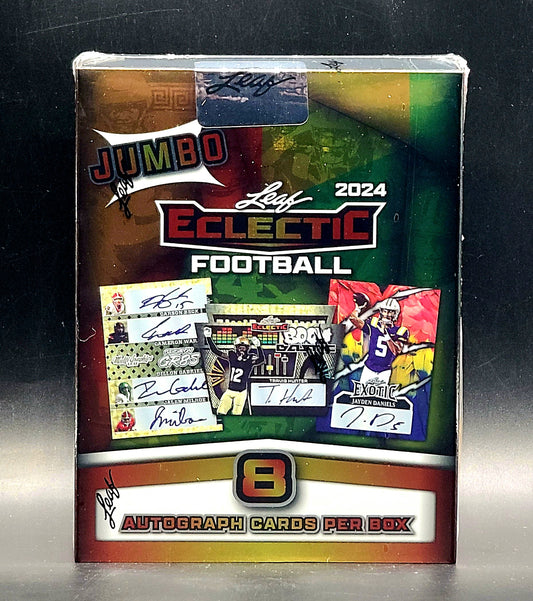 2024 Leaf Eclectic Football Jumbo Box