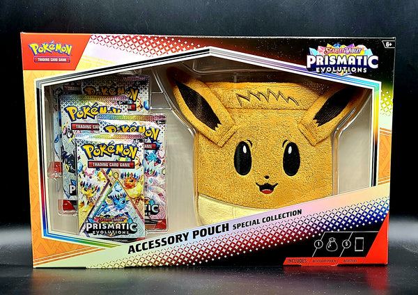 Pokemon Scarlet & Violet Prismatic Evolutions Special Collection Accessory Pouch