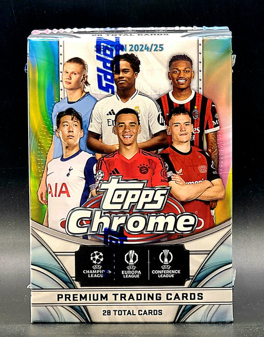 2024/25 Topps UEFA Club Competitions Chrome Soccer Blaster Box