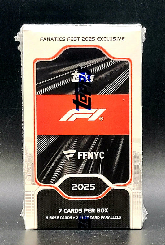 2025 Topps F1 Formula 1 Fanatics Fest NYC Exclusive Box