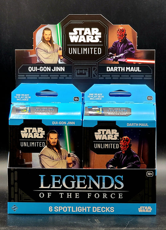 Star Wars Unlimited Legends Of The Force Spotlight Deck (Random)