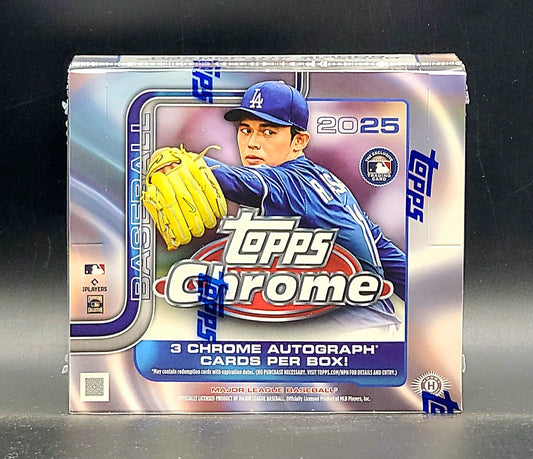 2025 Topps Chrome Baseball Jumbo Box