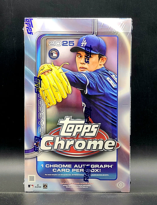 2025 Topps Chrome Baseball Hobby Box