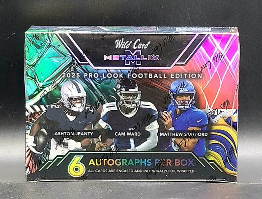 2025 Wild Card Metallix Pro Look Football Hobby Box