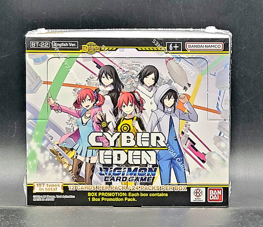 2025 DIGIMON: Cyber Eden Booster Box (BT22)
