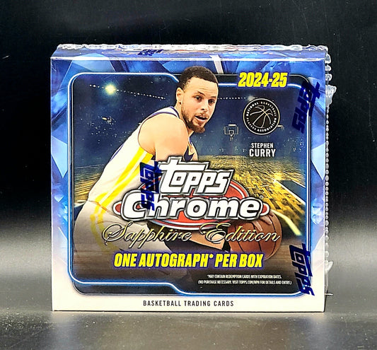 2024/25 Topps Chrome Basketball Sapphire Edition Box