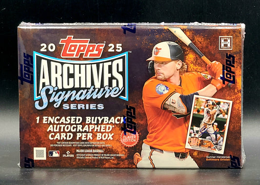 2025 Topps Archives Signature Series Active Player Edition Baseball Hobby Box
