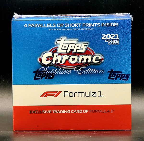 2021 Topps Chrome Formula 1 Racing Sapphire Edition Box