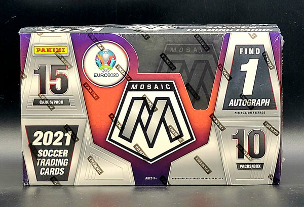 2020/21 Panini Mosaic UEFA Euro Soccer Hobby Box