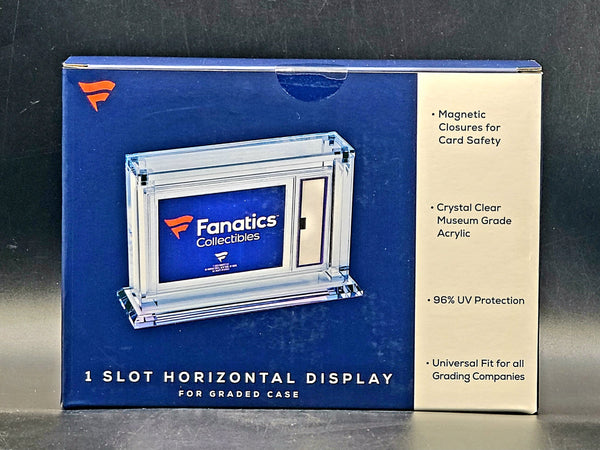Fanatics Acrylic 1 Slot Horizontal Display for Graded Case