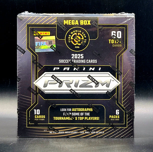2025 Panini Prizm FIFA Club World Cup Soccer Hobby Mega Box