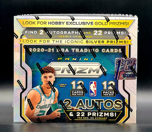 2020/21 Panini Prizm Basketball 1st Off The Line Hobby Box
