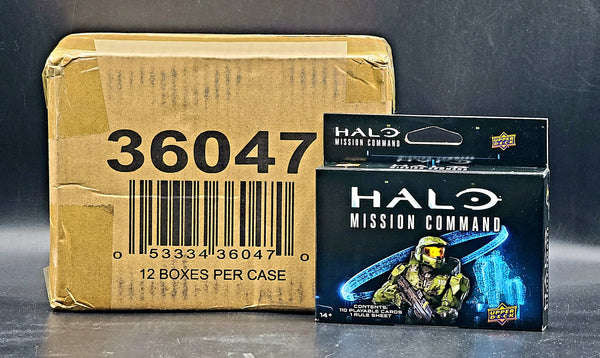 Upper Deck Halo Mission Command 12 Box Case