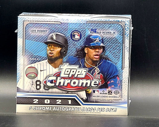 2021 Topps Chrome Baseball Jumbo HTA Box