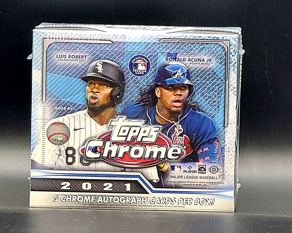2021 Topps Chrome Baseball Jumbo HTA Box