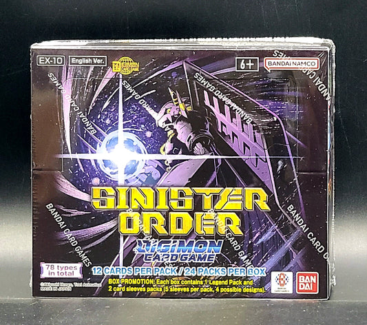 Digimon: Sinister Order Booster Box (EX-10)