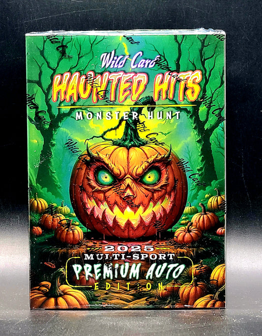 2025 Wild Card Haunted Hits Multi-Sport Premium Auto Edition Jumbo Box