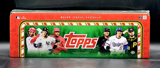 PRE-ORDER 2025 Topps Holiday Baseball 3 Tin Box