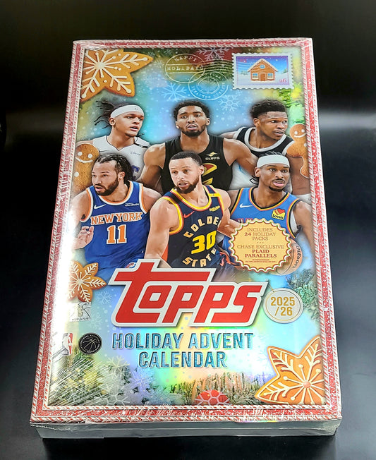 2025/26 Topps Holiday Basketball Countdown Calendar