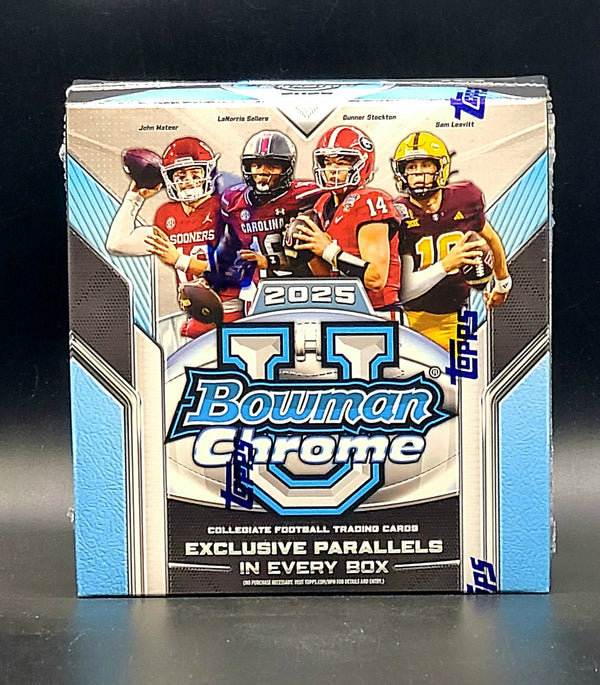 2025 Bowman Chrome University Football Mega Box