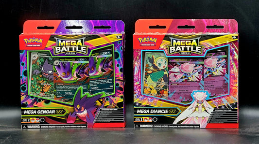 Pokemon Mega Battle Deck: Mega Gengar/Diancie EX 2 Box Set