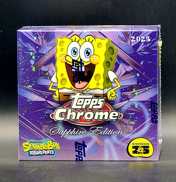 2025 Topps Chrome Sapphire SpongeBob SquarePants Hobby Box