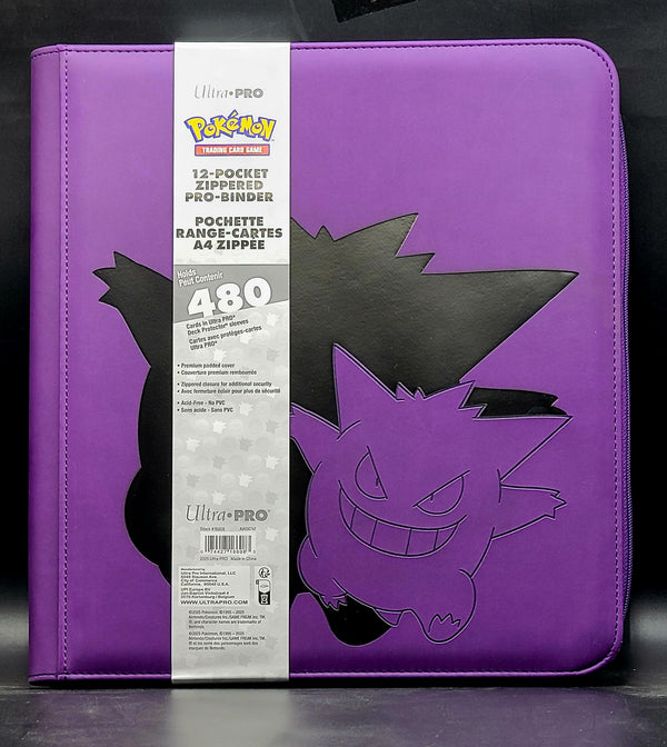 Elite Pokémon Gengar Ultra-Pro 12-Pocket Zippered Binder