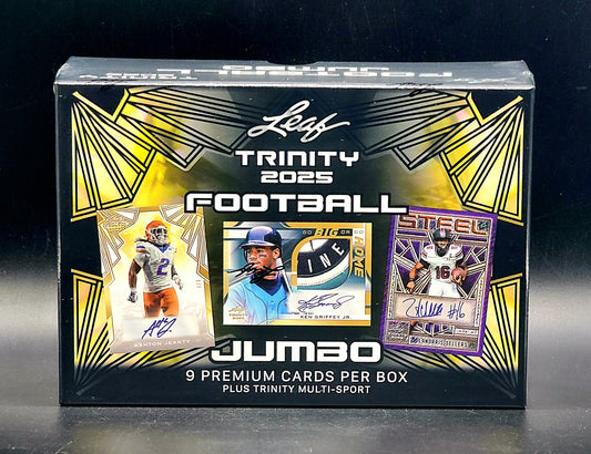2025 Leaf Trinity Football Hobby Jumbo Box