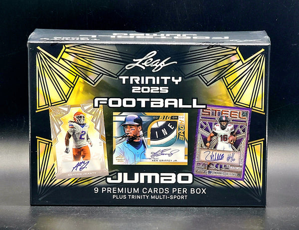 2025 Leaf Trinity Football Hobby Jumbo Box