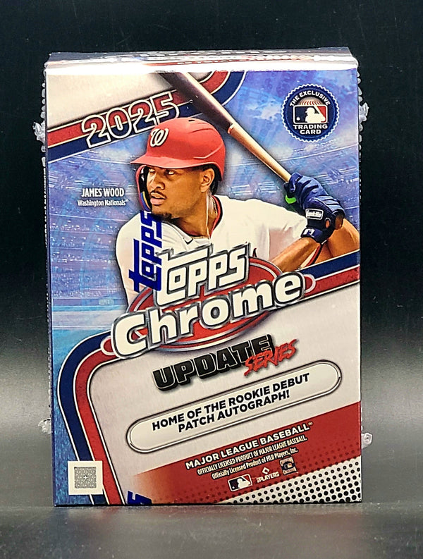 2025 Topps Chrome Update Series Baseball Blaster Box