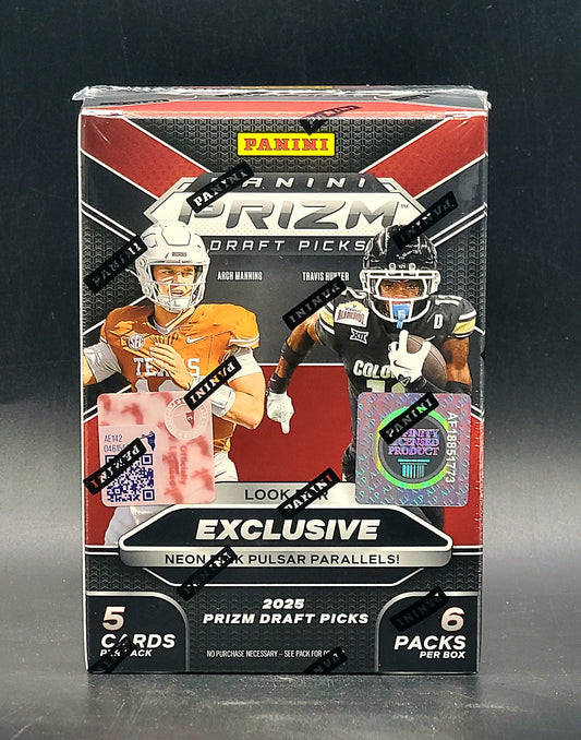 2025 Panini Prizm Collegiate Draft Football Hobby Blaster Box