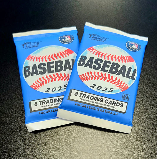 2025 Topps Heritage High Number Baseball Hobby Single Pack