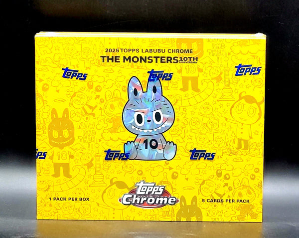 その他 2025 Topps Chrome Labubu Anniversary Box 2025 Topps Labubu Chrome® 10th Anniversary - Hobby Box