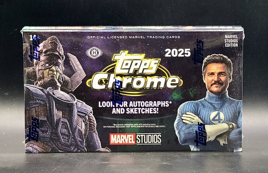 2025 Topps Marvel Studios Chrome Hobby Box