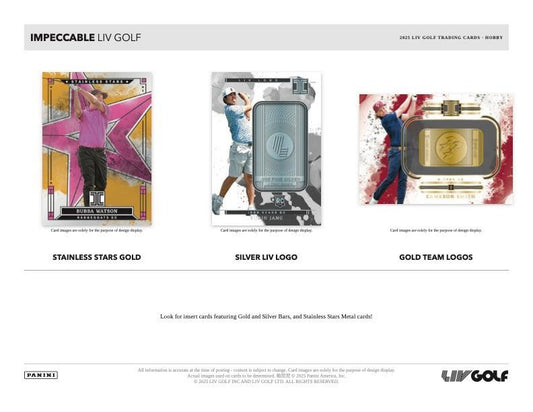 PRE-ORDER 2025 Panini Impeccable LIV Golf Hobby Box