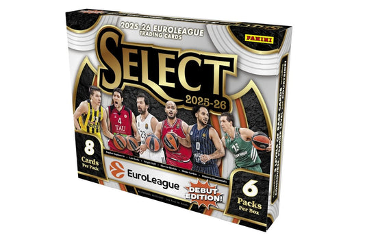 PRE-ORDER 2025/26 Panini Select EuroLeague Basketball Hobby Box