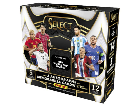 PRE-ORDER 2025/26 Panini Select Road To FIFA World Cup 2026 Soccer Hobby Box
