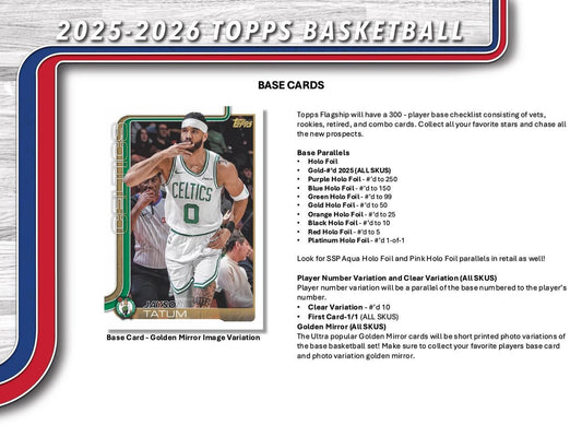 PRE-ORDER 2025/26 Topps Basketball Mega Box