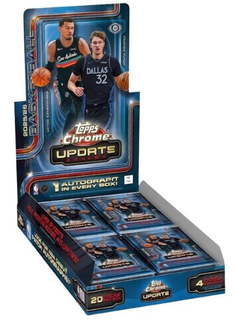 PRE-ORDER 2025/26 Topps Chrome Update Basketball Hobby Box